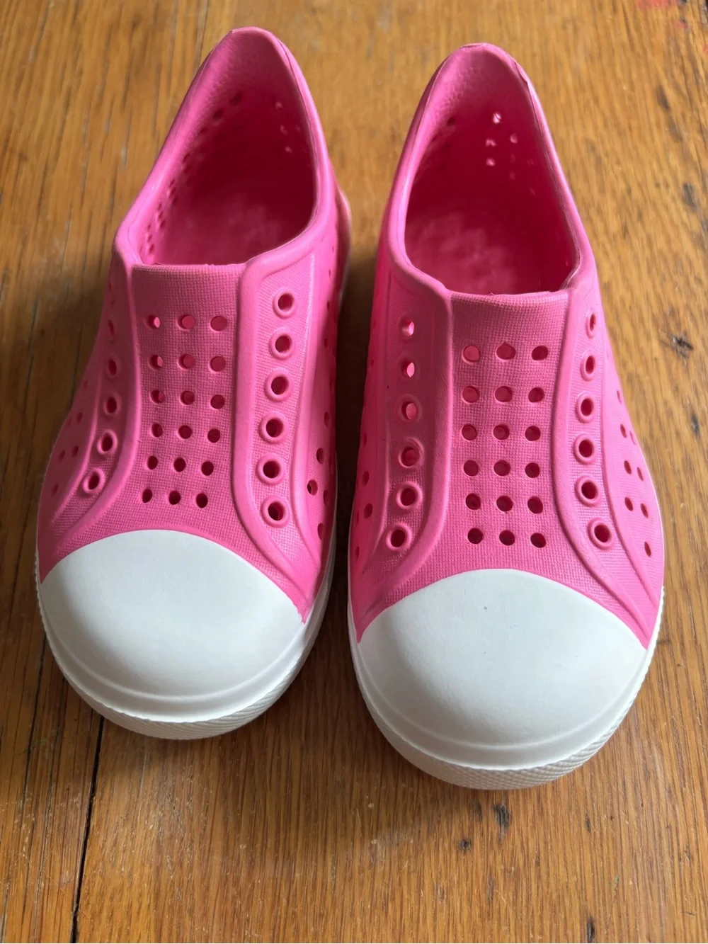 New Wonder Nation Size 7-8 Toddler Pink Slip-On Shoes